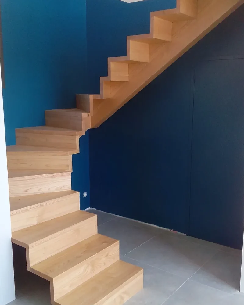Réalisation escalier, SARL Charruyer Jérôme, menuisier à Frozes
